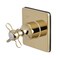 Kingston Brass KS3042BEX Single-Handle Three-Way Diverter Valve with Trim Kit, Polished Brass KS3042BEX - alternate 1